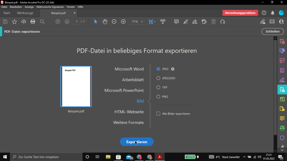 Wir zeigen dir wie du das PDF Format ändern kannst