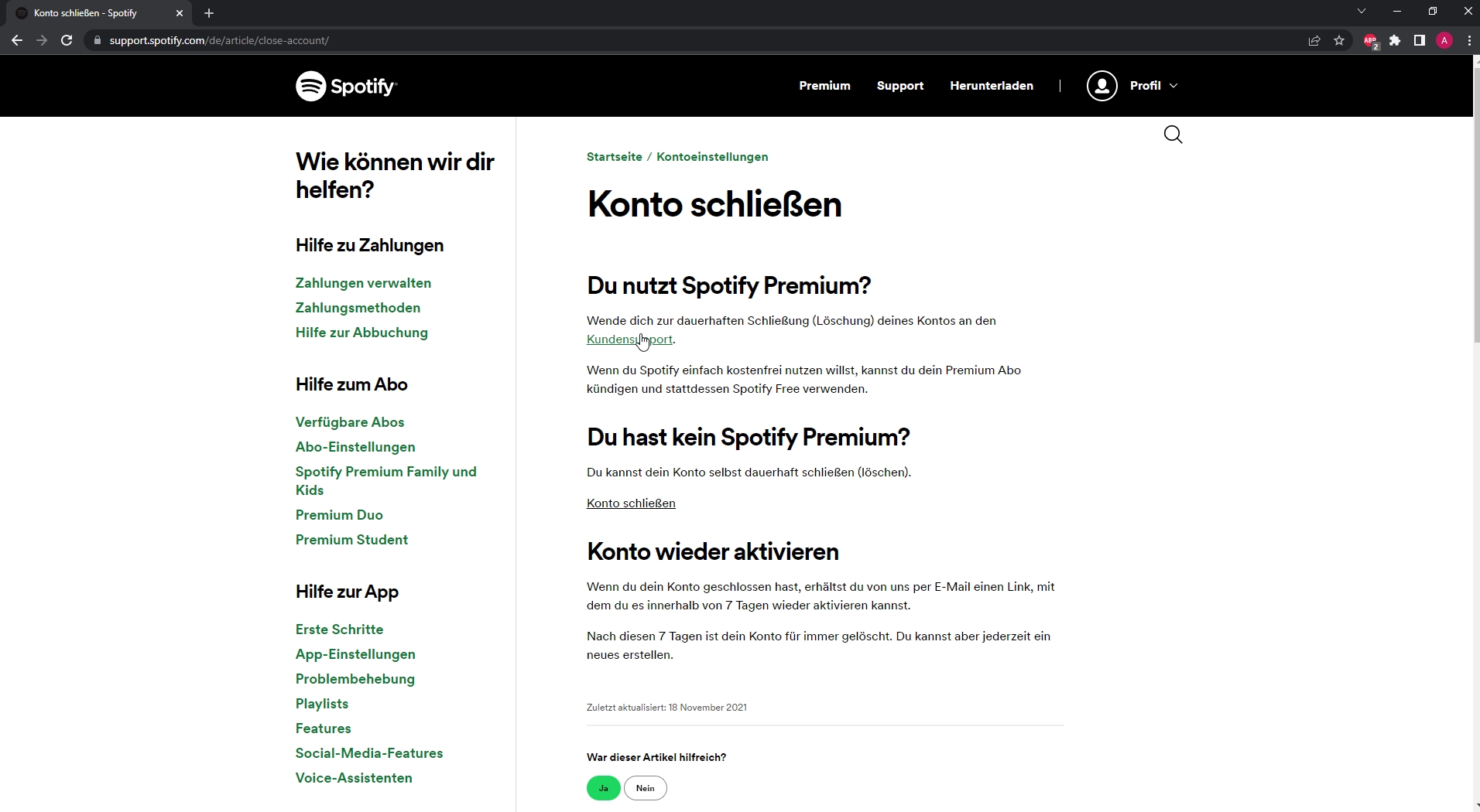 Spotify account l schen in wenigen schritten erledigt pcshow de