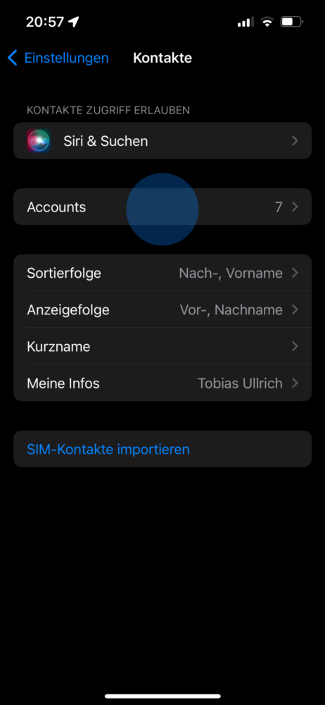 Kontakte übertragen von iOS zu Android