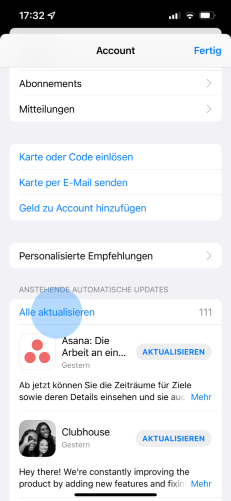 Safari Update installieren