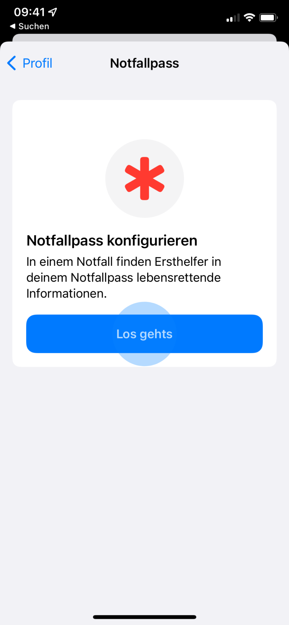 Wunderbar Notfallpass Iphone Ffnen Bild