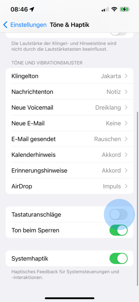So kannst du die Tastentöne ausschalten