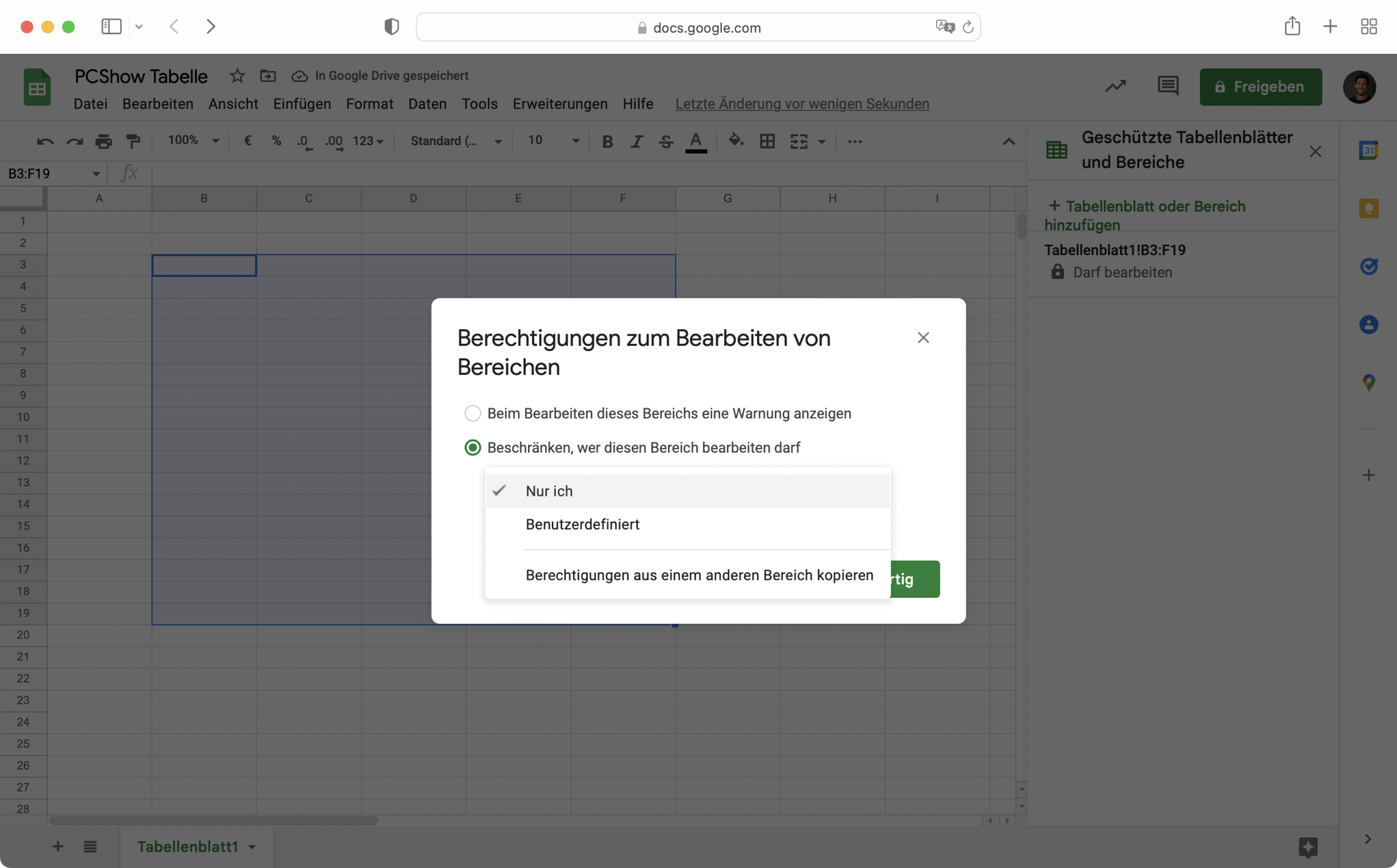 Google Tabellen mit Passwort schützen So funktioniert es! PCShow.de