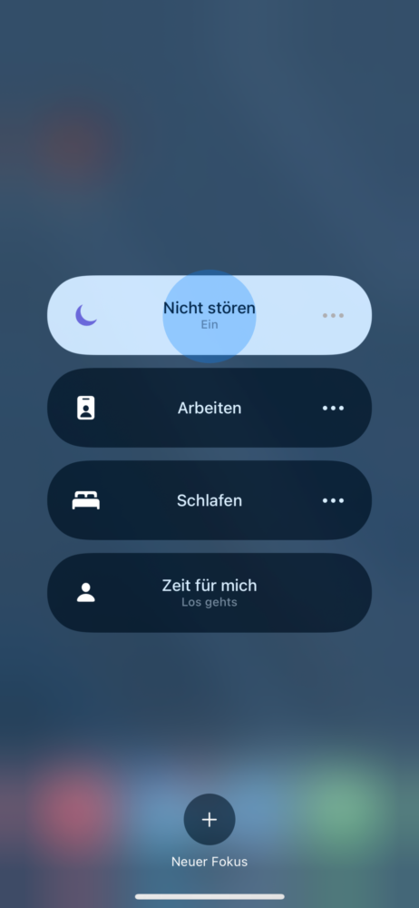 iPhone klingelt nicht Fokus finden