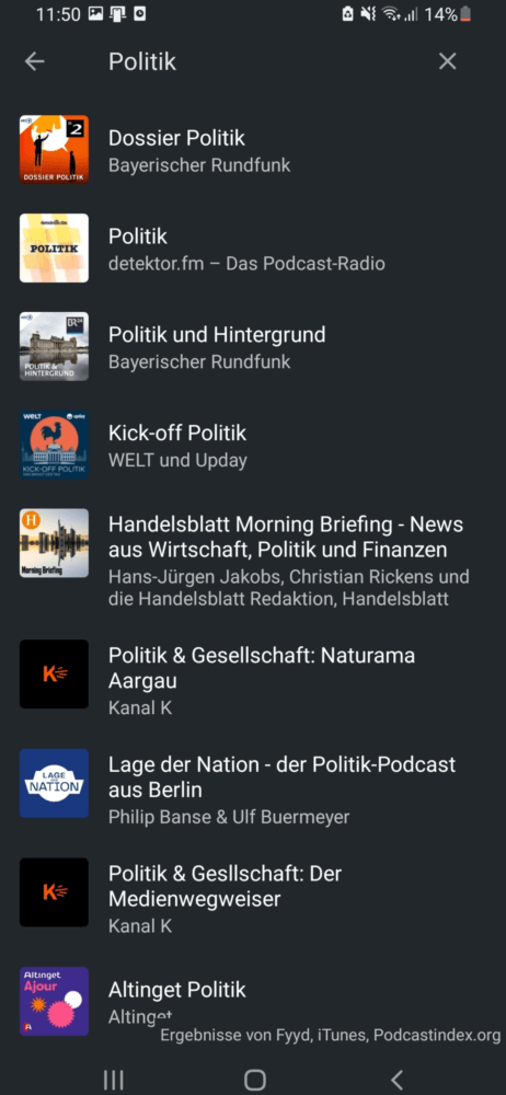 Podcast hören mit einer Podcast App