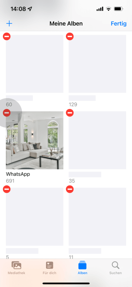 WhatsApp Album löschen