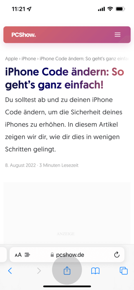 Dokument oder Webseite auswählen