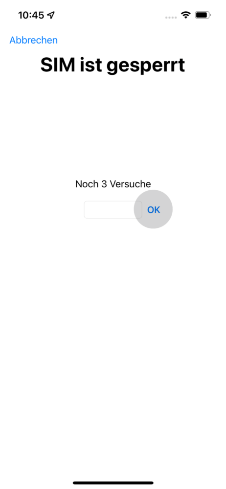 iPhone SIM entsperren